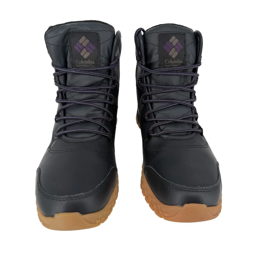 Columbia Mens Fairbanks Rover Boots Omni-Heat Black Gum Sz 10.5 Outdoor Gorpcorr
